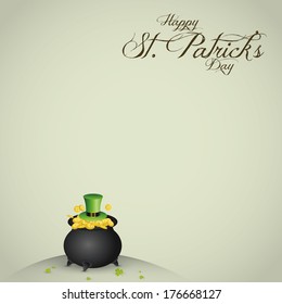 Abstract St. Patrick's Day holiday special background