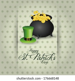 Abstract St. Patrick's Day holiday special background