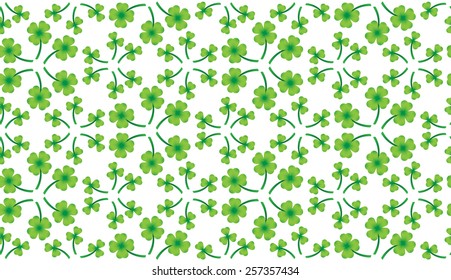 Abstract St. Patrick's day seamless pattern