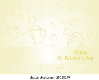  abstract st. patrick's mug background