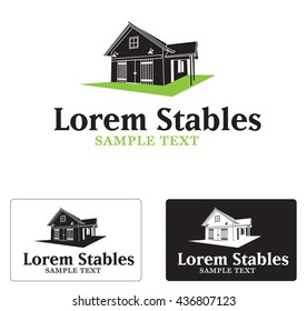 Abstract stable logo concept .