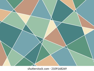 Abstract stained glass background. mosaic pastel Template design for home decoration. vector illustration. 