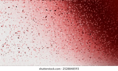 Abstract stained glass background in shades of white and maroon. Landscape orientation. Perfect for decorations, wallpaper, and photoshoot backdrops.