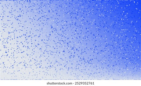 Abstract stained glass background in shades of white and blue. Landscape orientation. Perfect for decorations, wallpaper, and photoshoot backdrops.