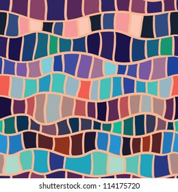 abstract stained glass seamless pattern