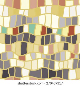 Abstract stained glass seamless pattern.