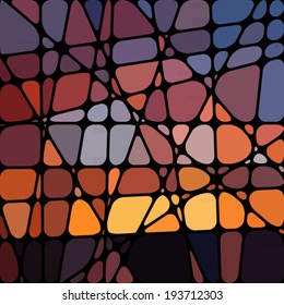 abstract stained-glass mosaic background 