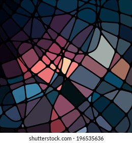 abstract stained-glass mosaic background