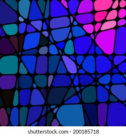 abstract stained-glass mosaic background