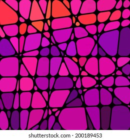abstract stained-glass mosaic background