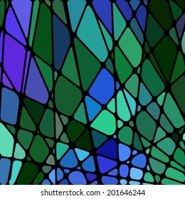 abstract stained-glass mosaic background