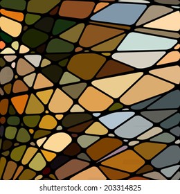 abstract stained-glass mosaic background