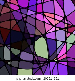 abstract stained-glass mosaic background