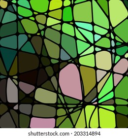 abstract stained-glass mosaic background