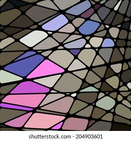 abstract stained-glass mosaic background