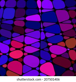 abstract stained-glass mosaic background