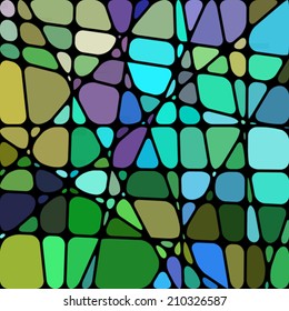abstract stained-glass mosaic background