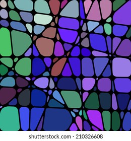 abstract stained-glass mosaic background