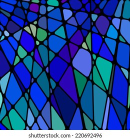 abstract stained-glass mosaic background