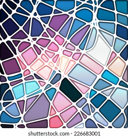 abstract stained-glass mosaic background