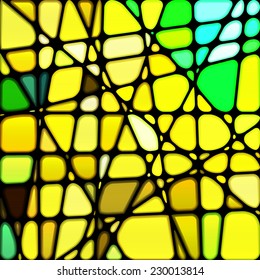 abstract stained-glass mosaic background
