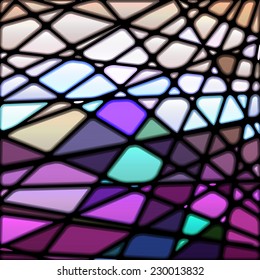 abstract stained-glass mosaic background