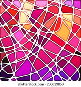 abstract stained-glass mosaic background