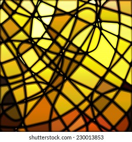 abstract stained-glass mosaic background