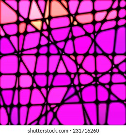 abstract stained-glass mosaic background