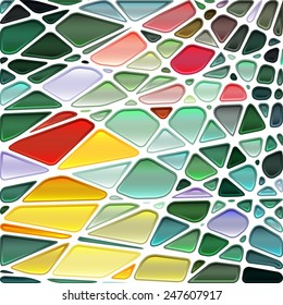 abstract stained-glass mosaic background