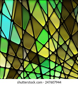 abstract stained-glass mosaic background