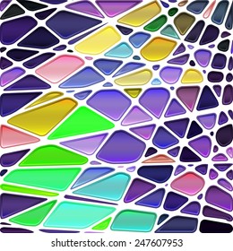 abstract stained-glass mosaic background