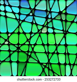 abstract stained-glass mosaic background