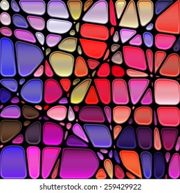 abstract stained-glass mosaic background 