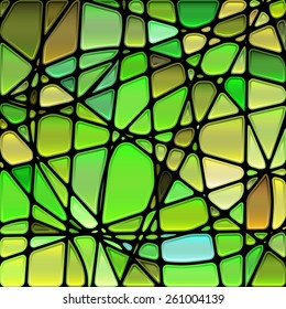 abstract stained-glass mosaic background