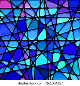 abstract stained-glass mosaic background