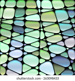 abstract stained-glass mosaic background