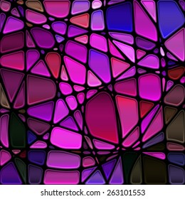 abstract stained-glass mosaic background