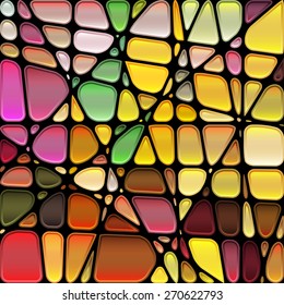 abstract stained-glass mosaic background