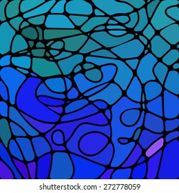 abstract stained-glass mosaic background