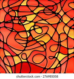 abstract stained-glass mosaic background