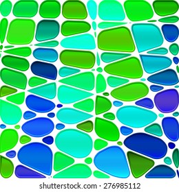abstract stained-glass mosaic background