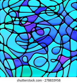 abstract stained-glass mosaic background