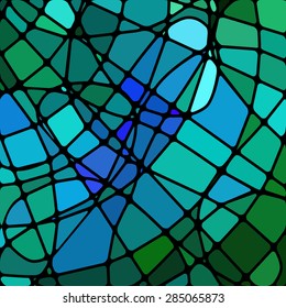abstract stained-glass mosaic background