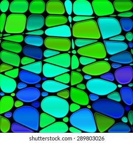 abstract stained-glass mosaic background
