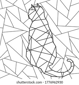 coloring page stained glass design coloring page stained glass design