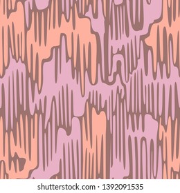 Abstract stains. Seamless pattern with uneven flowing spots. Wavy uneven shapes. Background from blots. Abstract background with thick curly lines.