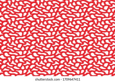 Abstract stamp texture. Seamless pattern with abstract shapes.