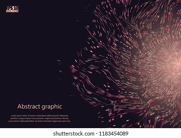 Abstract star background with defocused lights. Eps10 Vector illustration.