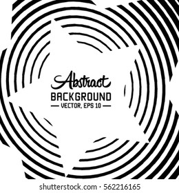 Abstract star background. Vector and illustration.